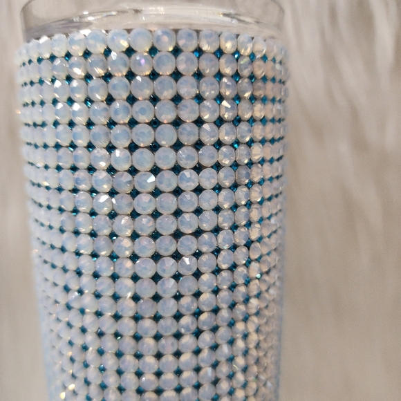 BRAND NEW DOUBLE WALL STAINLESS STEEL RHINESTONE TRAVEL TUMBER 20oz - Picture 5 of 5